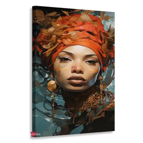Africanas Turbante Vertical Mjv30