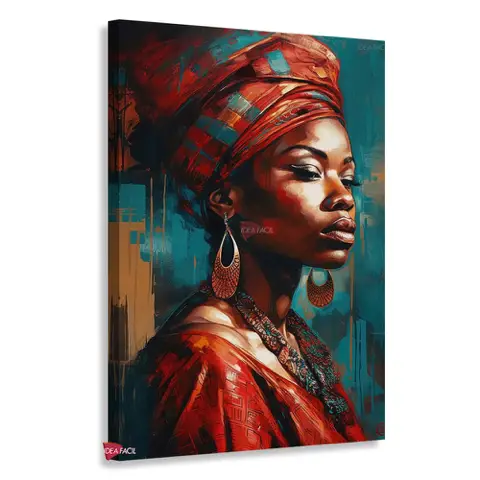 Africanas Turbante Vertical Mjv33
