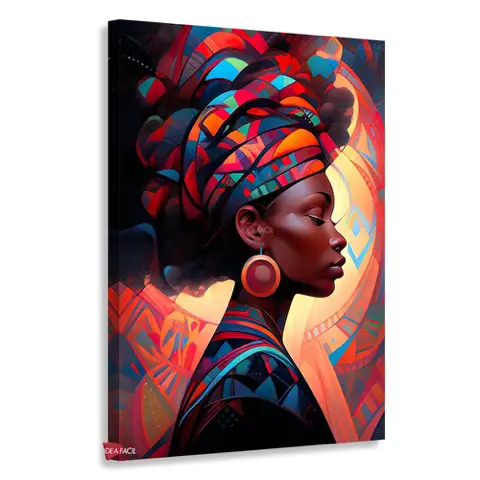 Africanas Turbante Vertical Mjv37