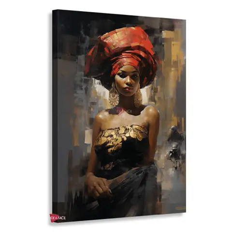Africanas Turbante Vertical Mjv51