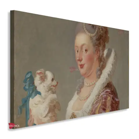 Mujer con perro - Mary Cassatt