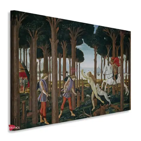 Escenas de la historia de Nastagio degli Onesti (Prado) - Sandro Botticelli