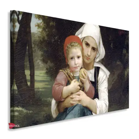 Hermano y hermana bretones - William-Adolphe Bouguereau