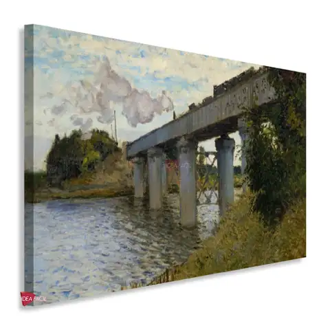El puente del ferrocarril en Argenteuil - Claude Monet