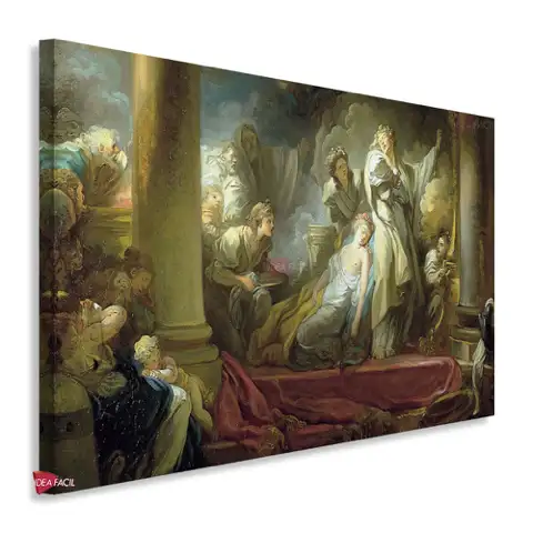 El sacrificio de Calírroe - Jean-Honoré Fragonard