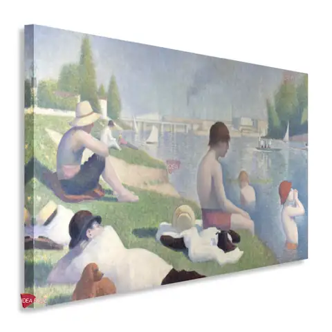 Bañistas en Asnières - Georges Seurat
