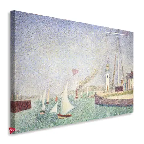 Entrada al puerto de Honfleur - Georges Seurat