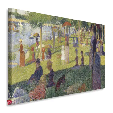 Tarde de domingo en la isla de la Grande Jatte - Georges Seurat