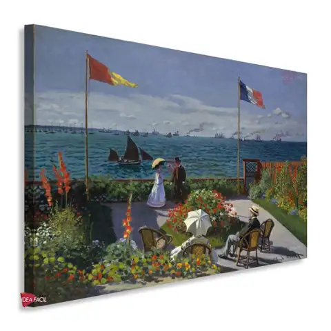 La terraza de Sainte-Adresse - Claude Monet