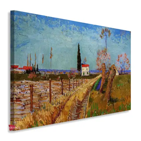 Camino a través de un campo con sauces - Vincent van Gogh