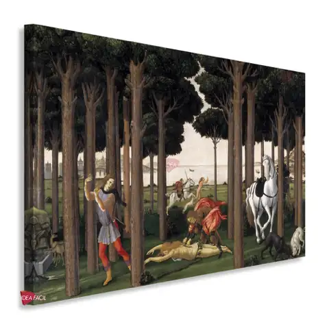 La historia de Nastagio degli Onesti (Segundo episodio) - Sandro Botticelli