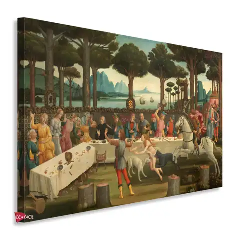 La historia de Nastagio degli Onesti - Sandro Botticelli