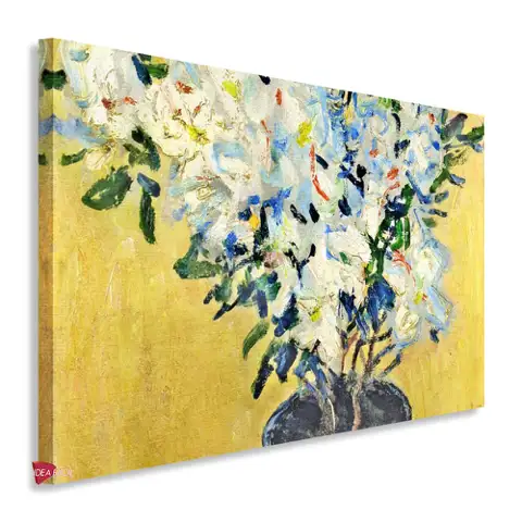 Azaleas blancas en una maceta - Édouard Manet