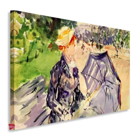 Mujer en el Bosque de Boulogne - Berthe Morisot