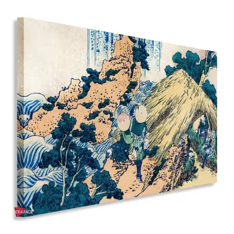 La cascada de Yoro en la provincia de Mino - Katsushika Hokusai