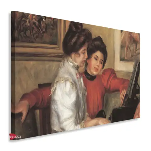 Yvonne y Christine Lerolle al piano - Pierre-Auguste Renoir