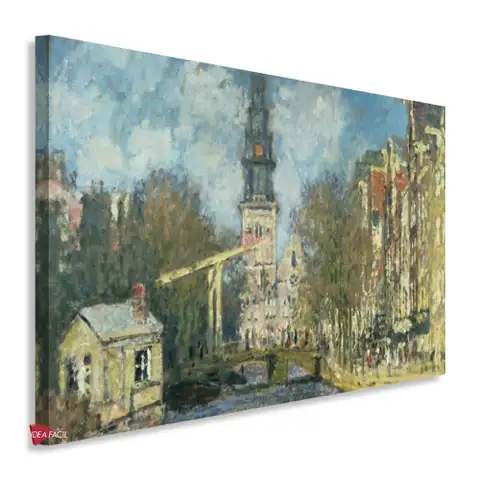La iglesia Zuiderkerk en Ámsterdam - Claude Monet