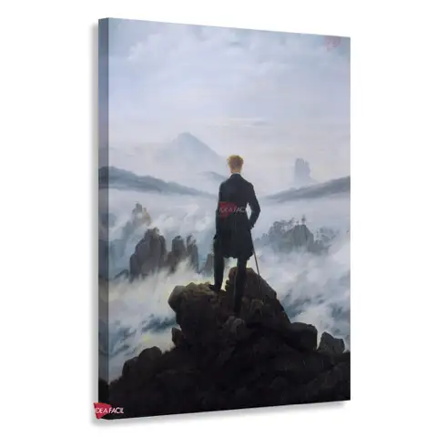 El caminante sobre el mar de nubes - Caspar David Friedrich