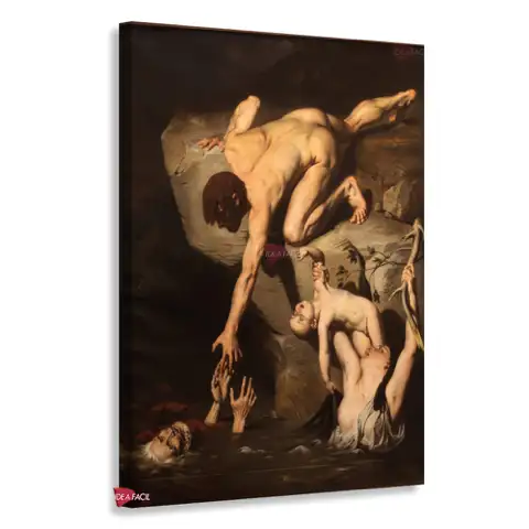 El Gran Diluvio - Anne-Louis Girodet de Roussy-Trioson