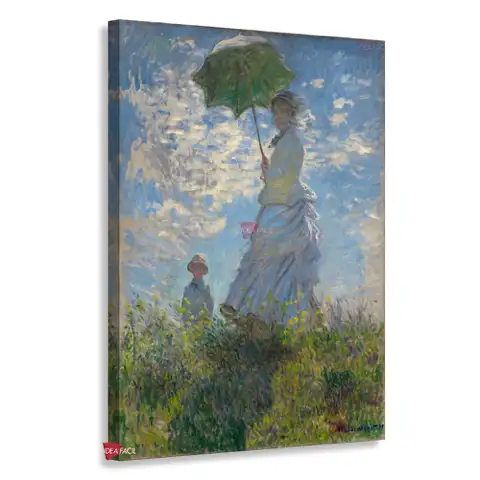Mujer con sombrilla - Claude Monet