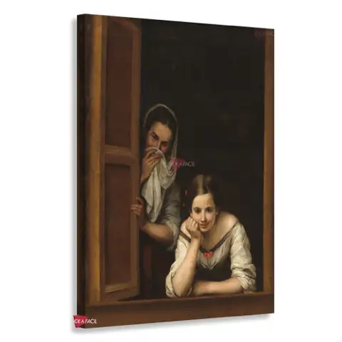 Mujeres en la ventana - Bartolomé Esteban Murillo