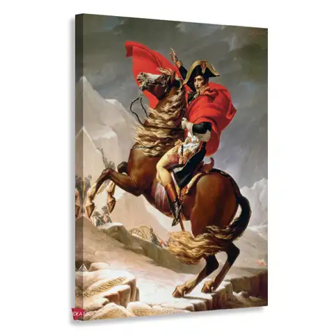 Napoleón cruzando los Alpes - Jacques-Louis David