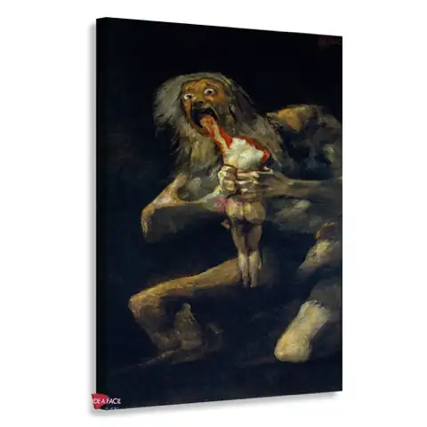 Saturno devorando a su hijo - Francisco de Goya