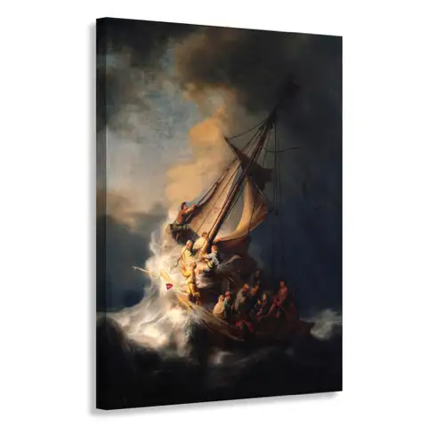 Tormenta en el mar de Galilea - Rembrandt