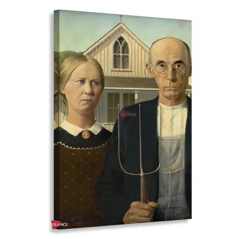 Gótico americano - Grant Wood
