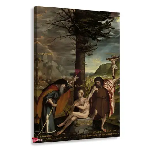 Alegoría del Viejo y Nuevo Testamento - Hans Holbein el Joven