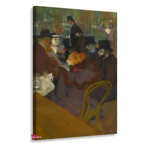 En el Moulin Rouge - Henri de Toulouse-Lautrec