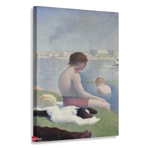 Bañistas en Asnières - Georges Seurat