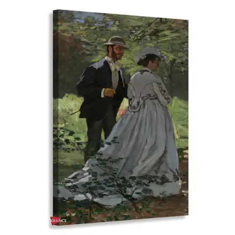Bazille y Camille - Claude Monet