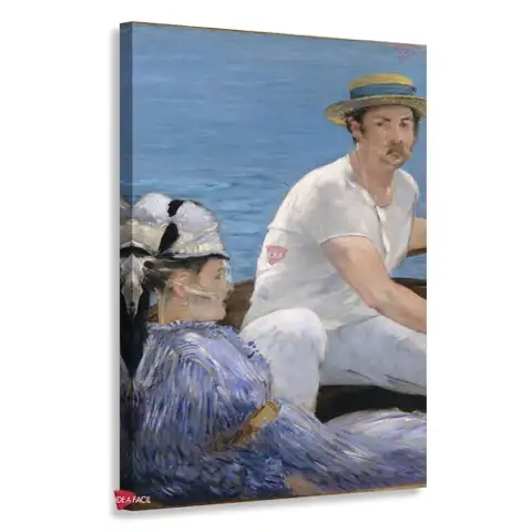 En la barca - Édouard Manet
