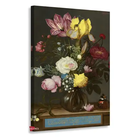 Ramo de flores en un vaso de cristal - Ambrosius Bosschaert