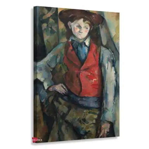 El chaleco rojo - Paul Cézanne