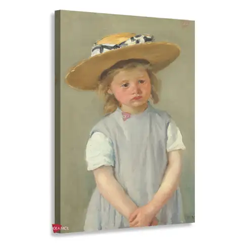 Niño con sombrero de paja - Mary Cassatt