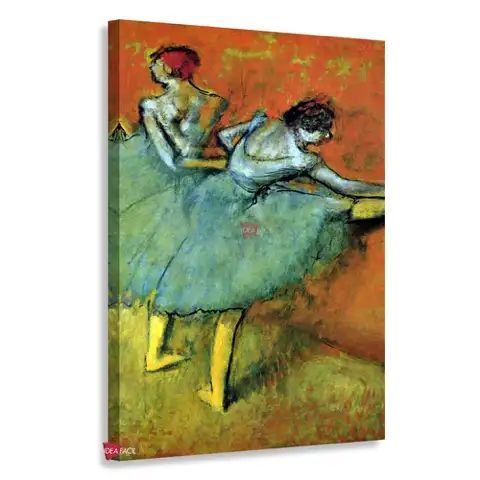 Bailarinas en la barra - Edgar Degas