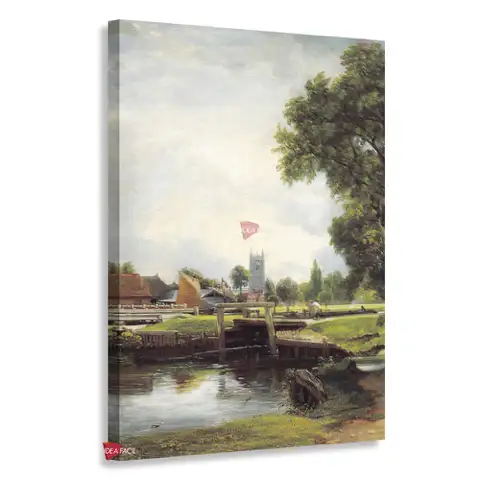 Esclusa y molino de Dedham - John Constable