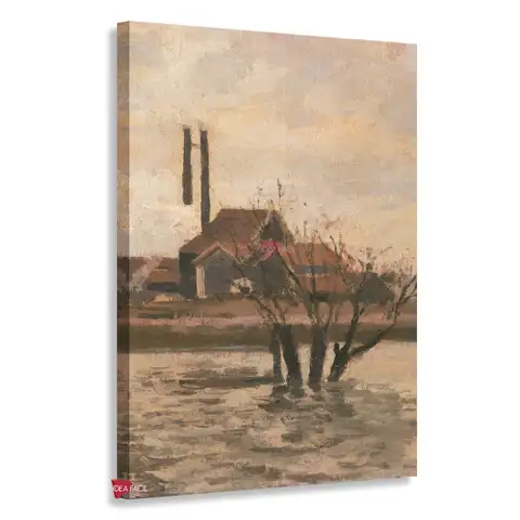 Fábrica en Saint-Ouen - Camille Pissarro