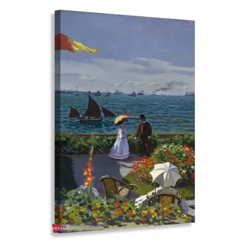 Jardín en Sainte-Adresse - Claude Monet