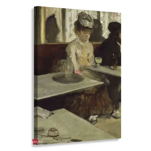 En un café (L'Absinthe) - Edgar Degas