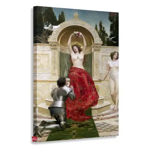 En la montaña de Venus (Tannhäuser) - John Collier