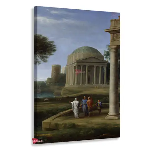 Paisaje con Eneas en Delos - Claude Lorrain (Claudio de Lorena)