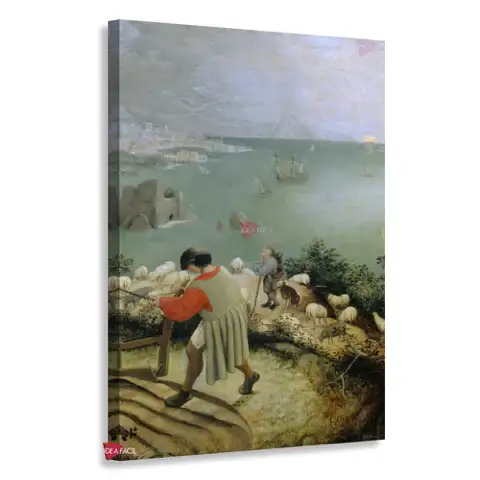 Paisaje con la caída de Ícaro - Pieter Bruegel el Viejo