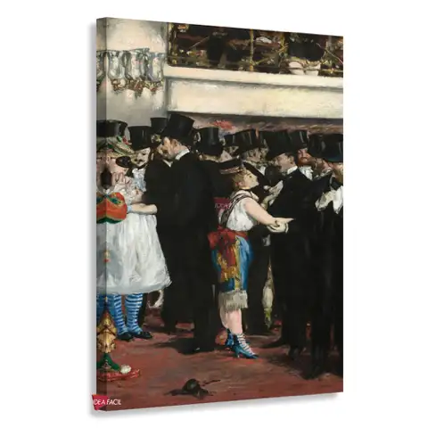 Baile de máscaras en la ópera - Édouard Manet