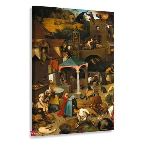Los proverbios flamencos - Pieter Bruegel el Viejo