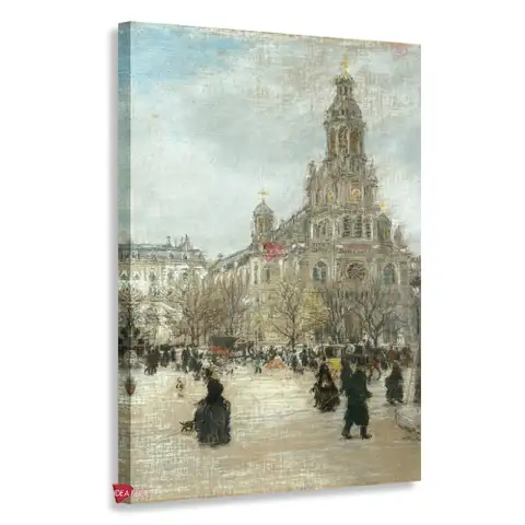La Plaza de la Trinidad - Jean-François Raffaëlli