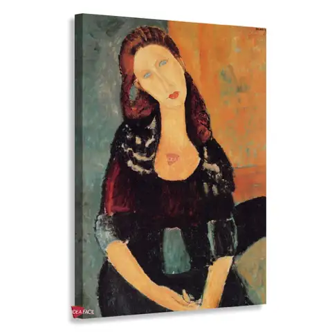 Retrato de Jeanne Hébuterne - Amedeo Modigliani