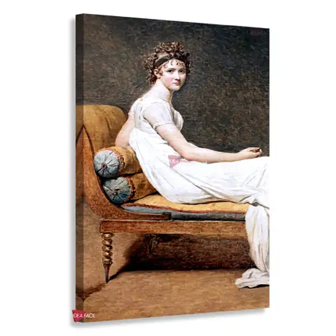 Retrato de Madame Récamier - Jacques-Louis David